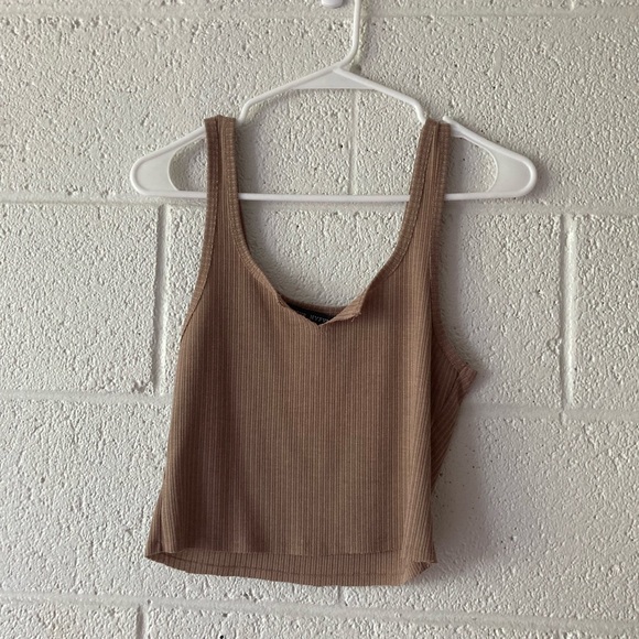 HYFVE Collared Neck Short Sleeve Crop Shirt main image 0